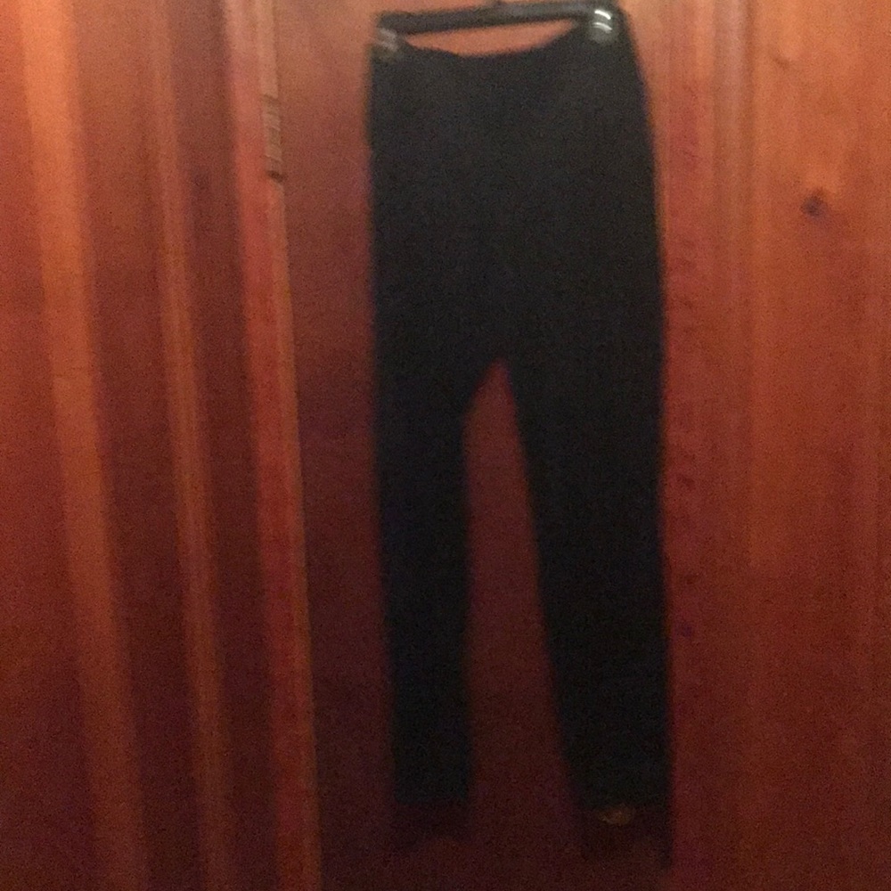 Black Straight Leg Dress Pants